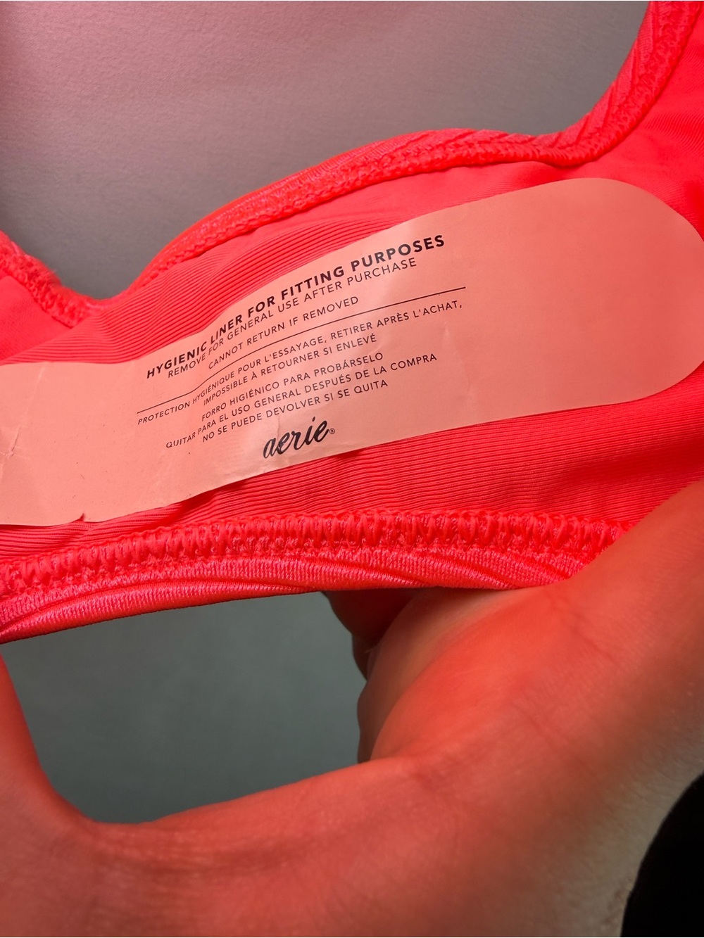 NEW Aerie Shine Rib Birthday Scoop Cheekiest One Piece Swimsuit Tropadelic, Med - Picture 5 of 7